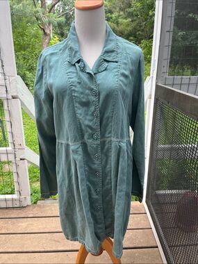 FLAX lightweight Linen/Tencel  Jacket Size Small ( runs large ) New